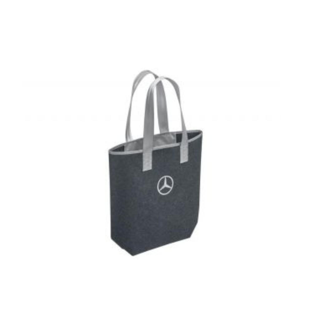 Mercedes-Benz Shopping bag, gray / dark blue