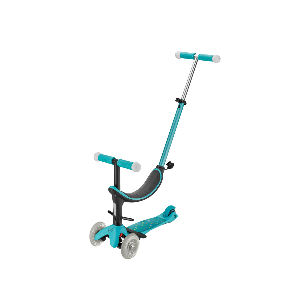 Mercedes-Benz Pedal scooter kids 4in 1, mint / black