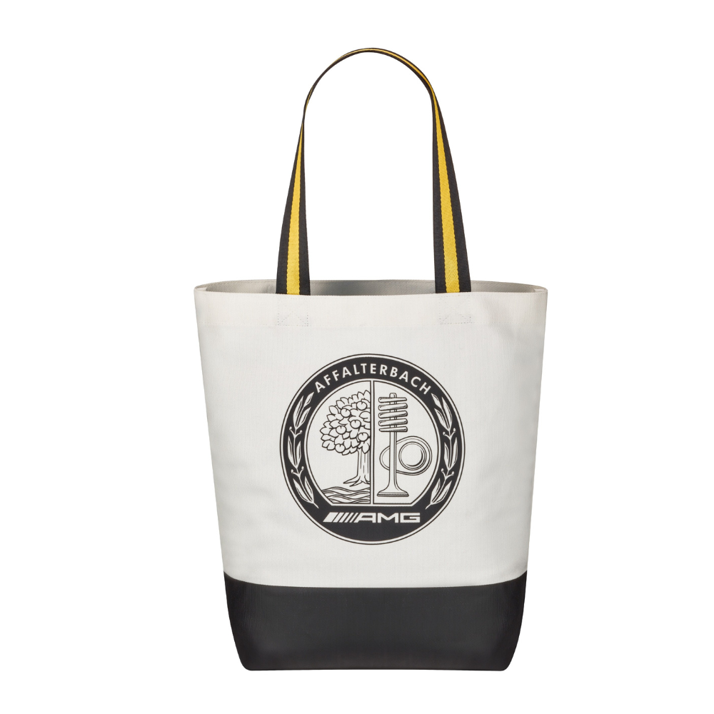 AMG shopping bag, offwhite / black