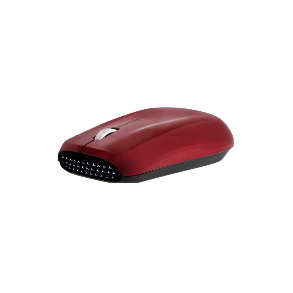 Computer mouse, patagonia red metallic