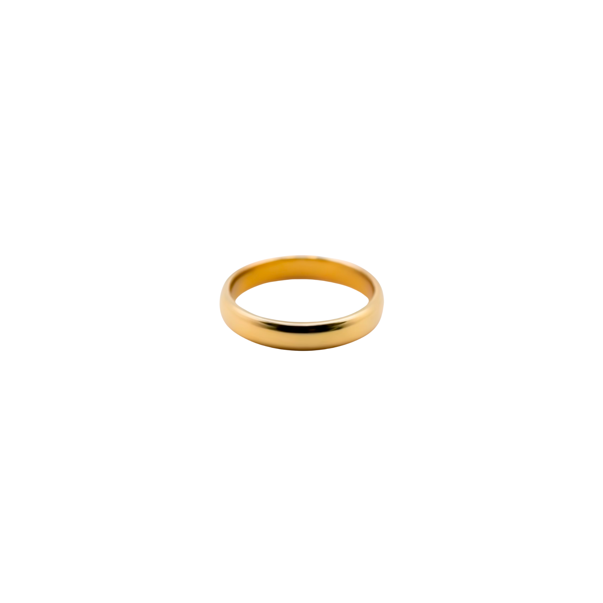 Gold Plain Wedding Band