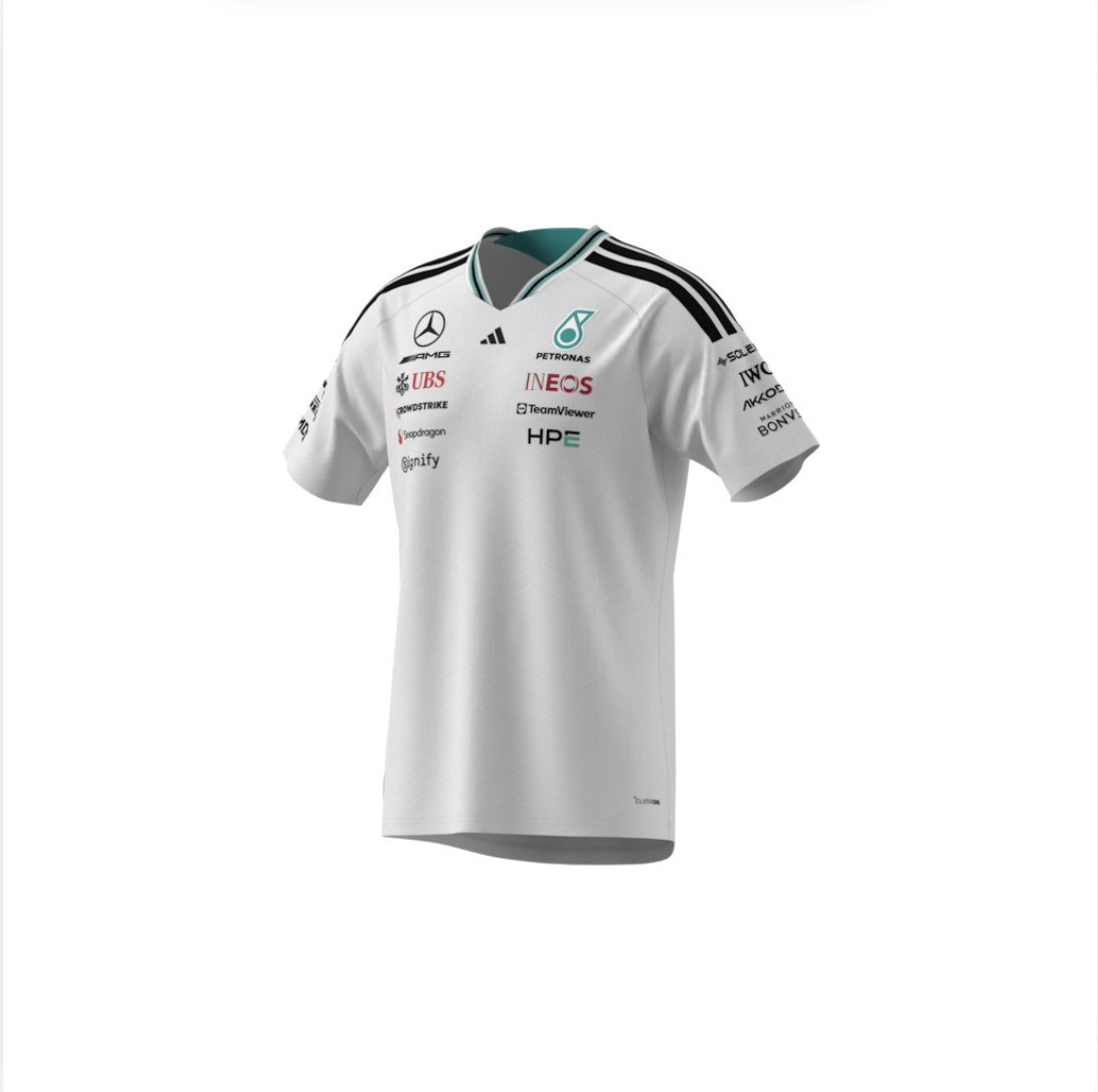 Men’s T-shirt, Driver Authentic, Mercedes-AMG F1 white