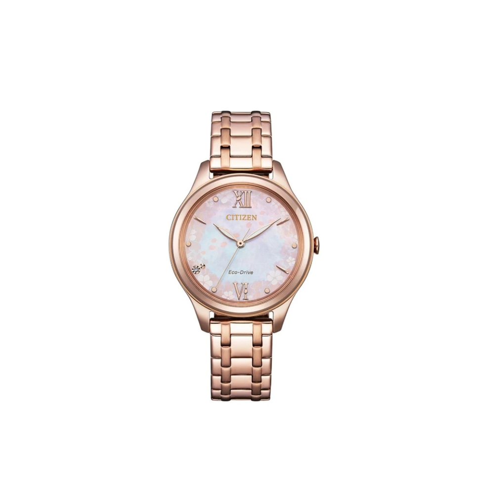 Citizen Rose Gold-Tone Eco-Drive Watch