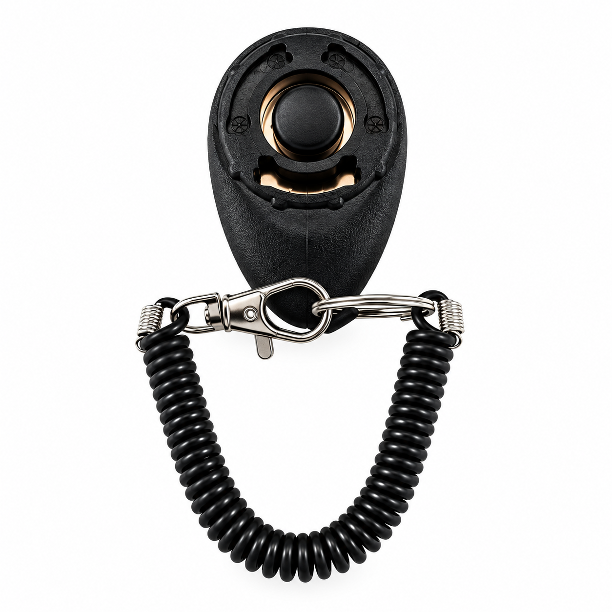 Dog Training Clicker with Wrist Coil Strap
